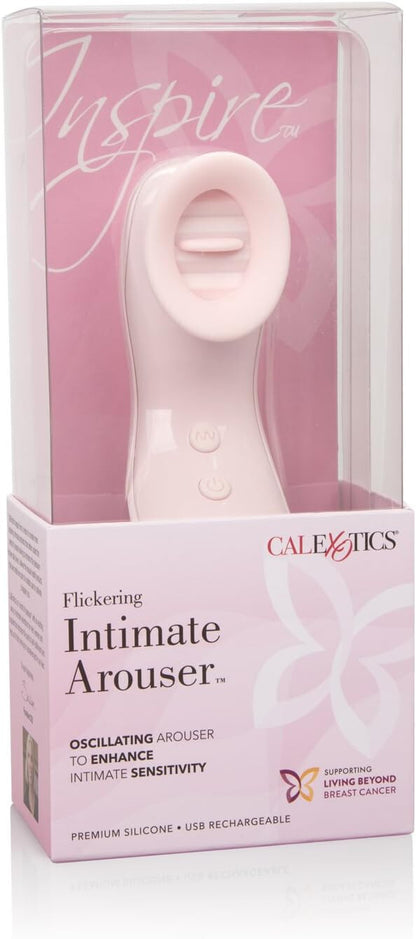 Calexotics Flickering Intimate Arouser packaging on a white background