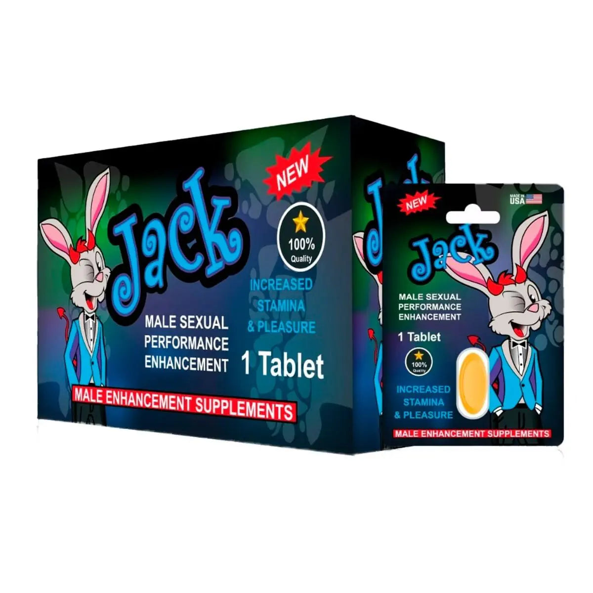 Jack Male Sexual Performance Enhancement Supplement Single Pill Aphrodisiac