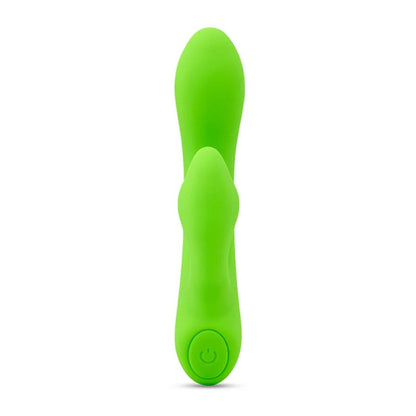 Jolie Nubii Warming Multi-Speed Waterproof Rabbit Clitoral G-Spot Vibrator Lime