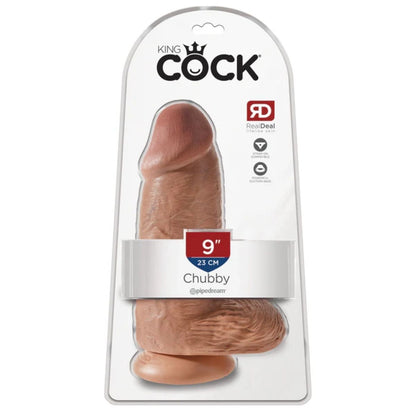 Sexual product in packaging with 'King Cock' branding on a white background