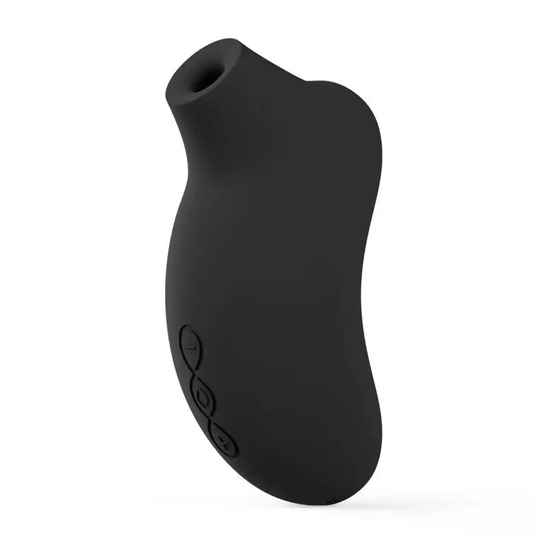 LELO Sona 3 Cruise Clitoral Massager Black Silicone Waterproof Vibrator on a white background
