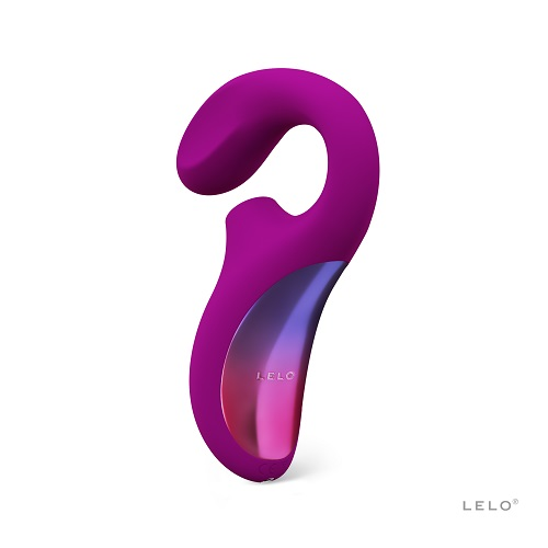 LELO Enigma Dual Stimulation Sonic Air-Pulse Clitoral G-Spot Massager Deep Rose