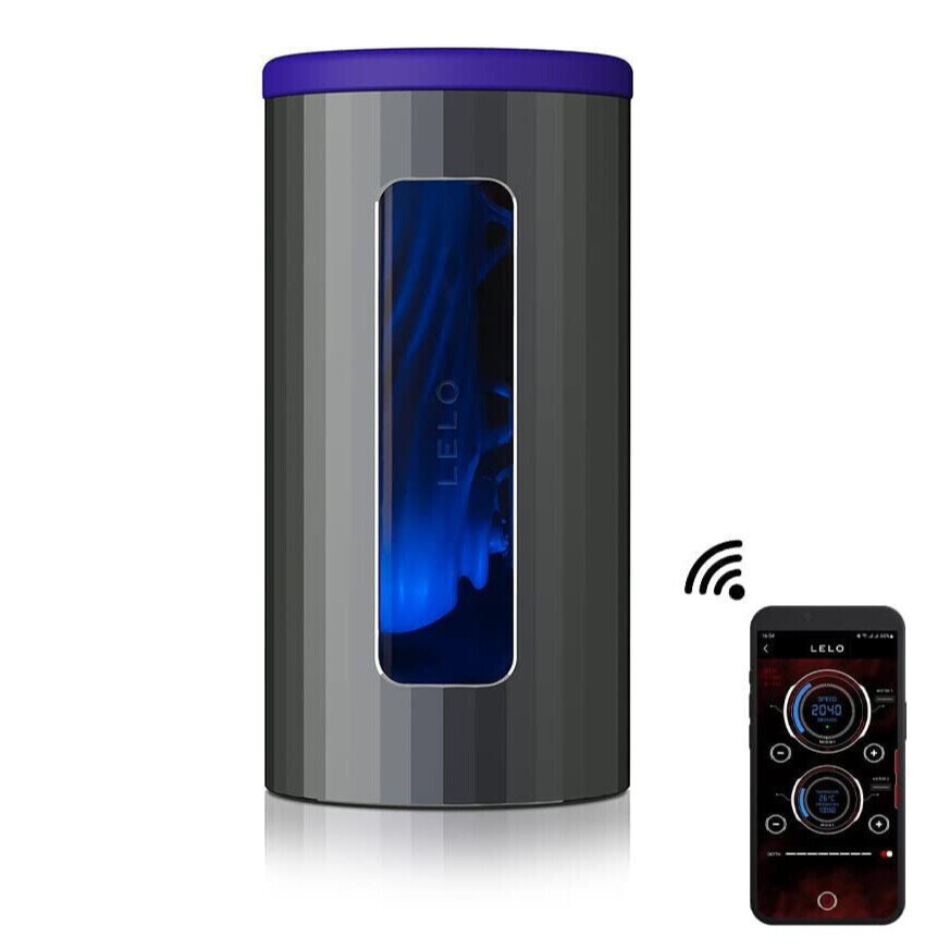 LELO F1S VX2 AI Interactive Male Masturbator Blue App Controlled VR AR Silicone