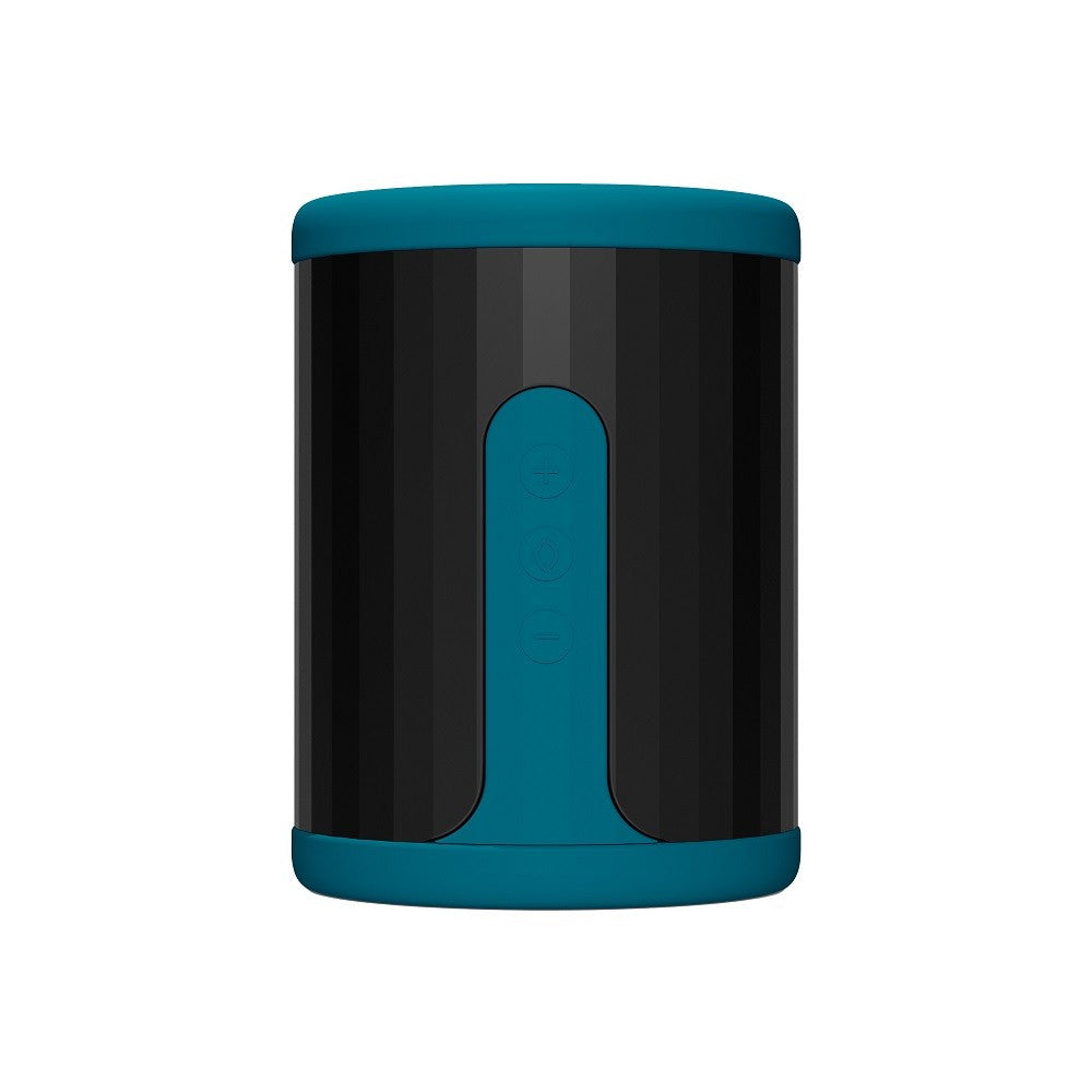 LELO F2 Male Masturbator Stamina Trainer Blue App Controlled Ribbed Silicone