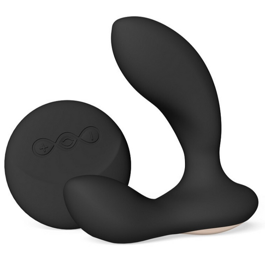 LELO Hugo 2 Remote Control Prostate Massager Black Smooth Silicone Anal Vibrator