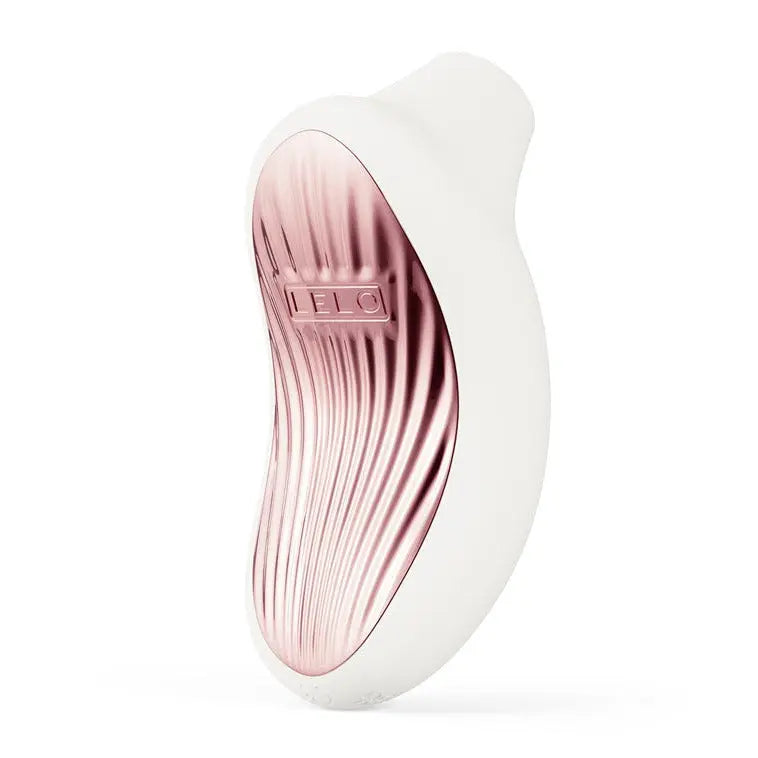 LELO Sona 3 Cruise SenSonic™ Clitoral Massager Cream Silicone Waterproof Vibrator on a white background