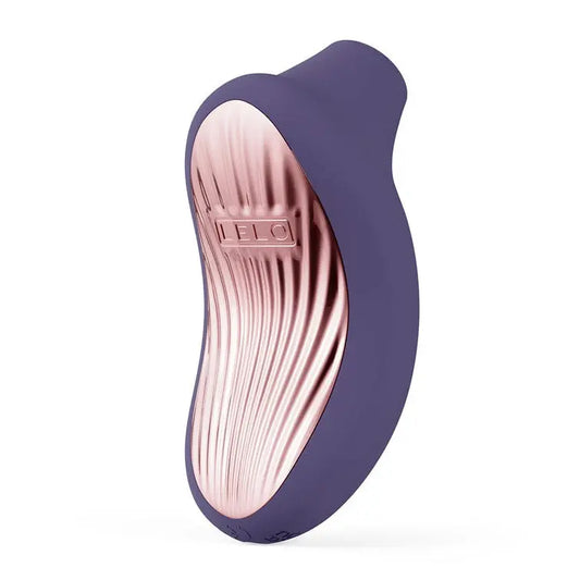 LELO Sona 3 Cruise SenSonic™ Clitoral Massager Cyber Purple Silicone Waterproof Vibrator on a white background