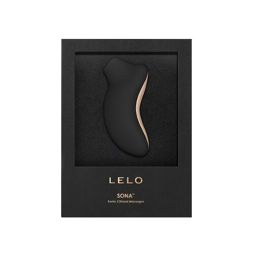 LELO Sona Sonic Clitoral Massager Black Vibrator Waterproof USB Rechargeable