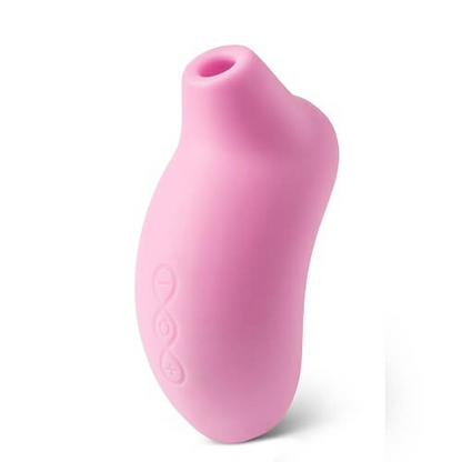 Pink silicone bulb on a white background
