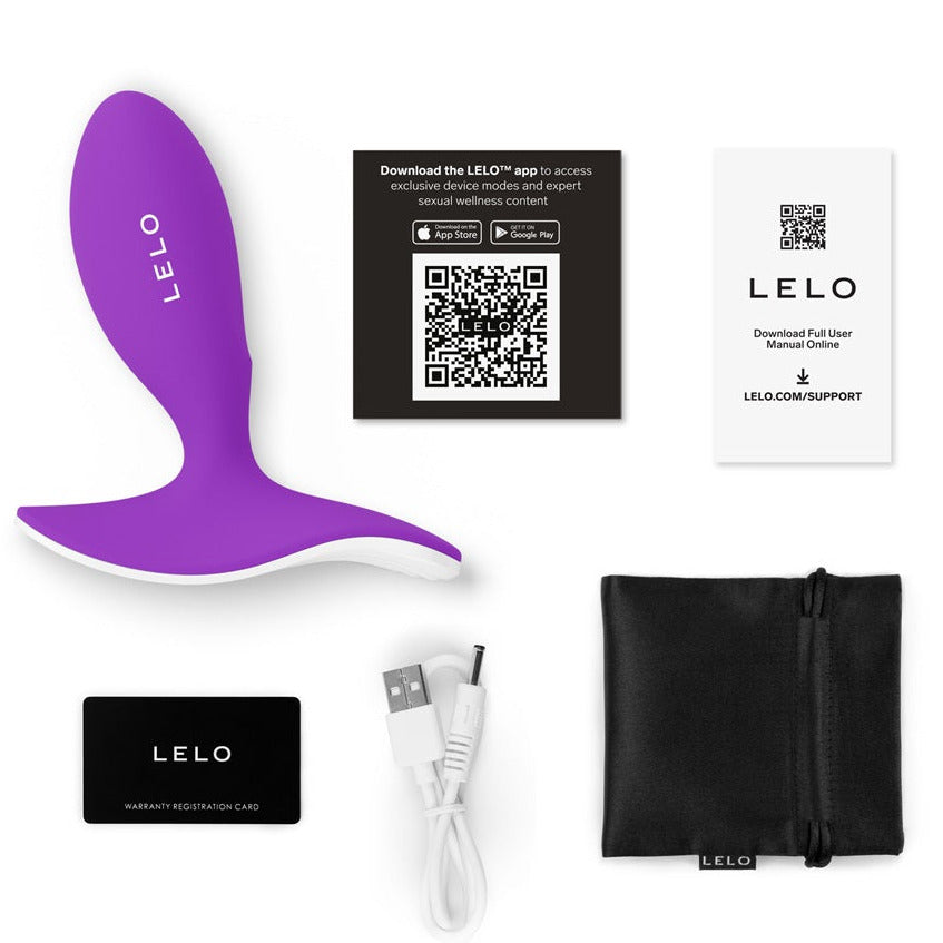 LELO Surfer Originals Anal Vibrating Prostate Butt Plug on a white background