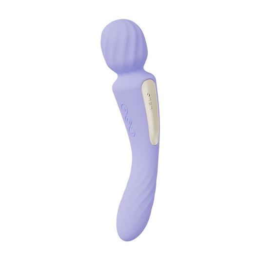 LELO Switch Dual Ended Clitoral G-Spot Vibrator 14 Settings Waterproof Lilac App