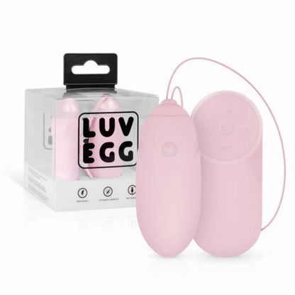 Pink LUV EGG product with packaging on a white background