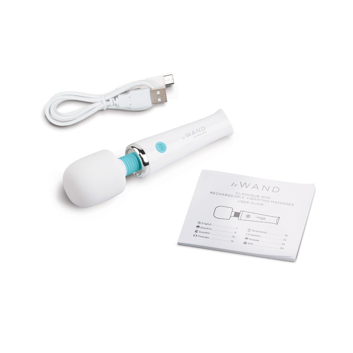 Le Wand Classique Mini Vibrator Powerful Silicone Body Massager USB Rechargeable