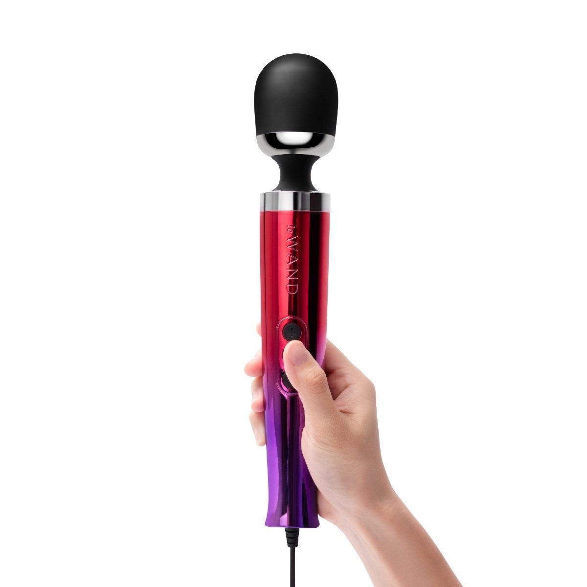 Le Wand Diecast Plug-In Vibrator Body Clitoral Massager Wand Ombre Soft Silicone