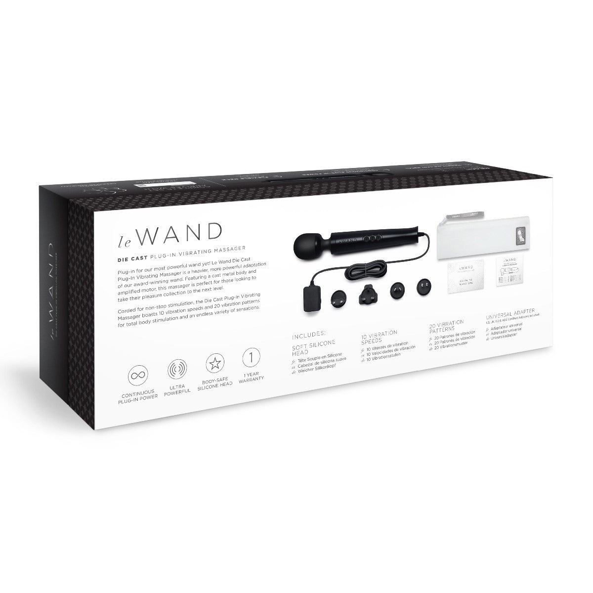 Le Wand product packaging on a white background
