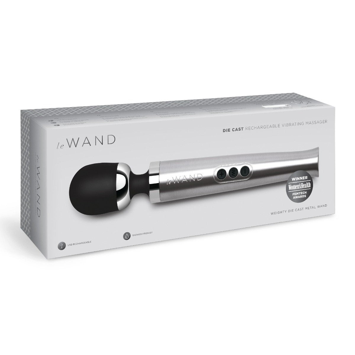 Le Wand product packaging on a white background