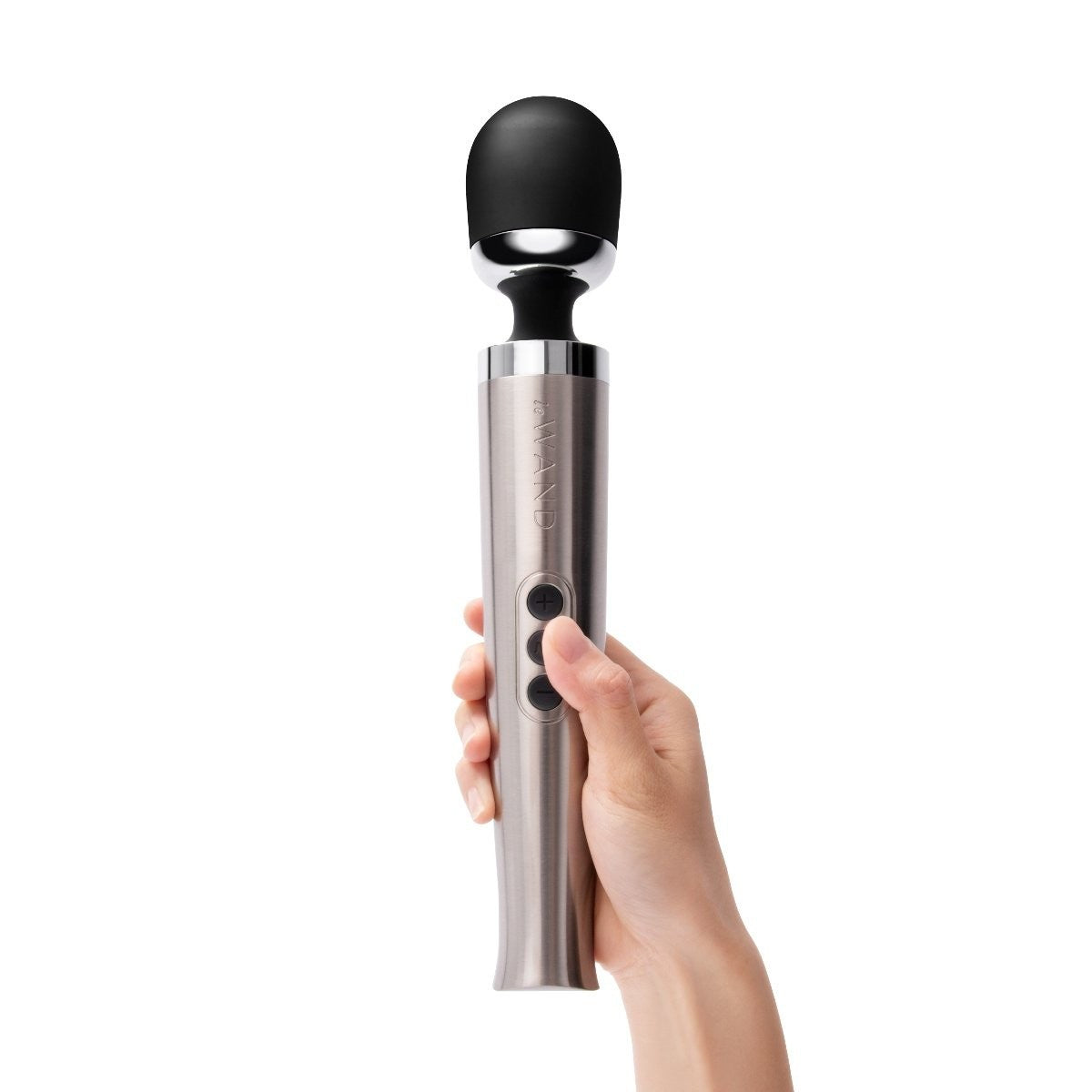 Le Wand Diecast Silver Vibrator Clitoral Massager Wand Silicone Wireless Vibe