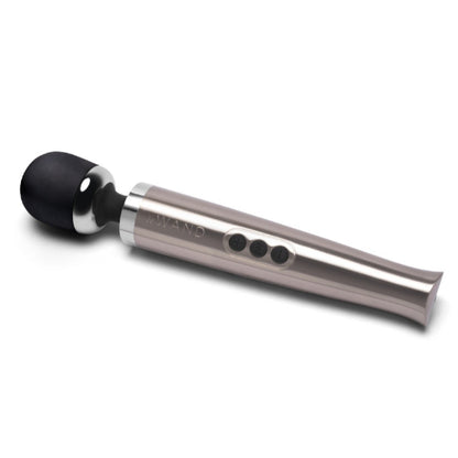 Le Wand Diecast Silver Vibrator Clitoral Massager Wand Silicone Wireless Vibe
