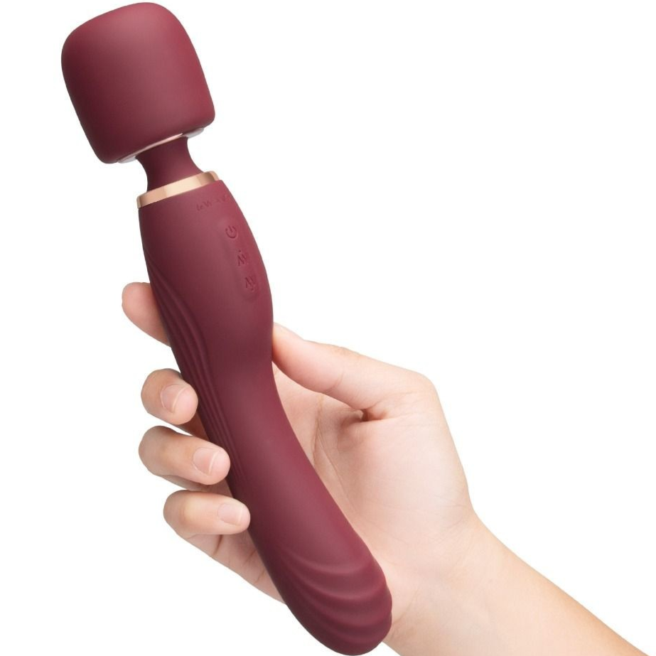 Le Wand Double Ended Flat Top Fusion G Clitoral Vibrator Massager Wand Silicone