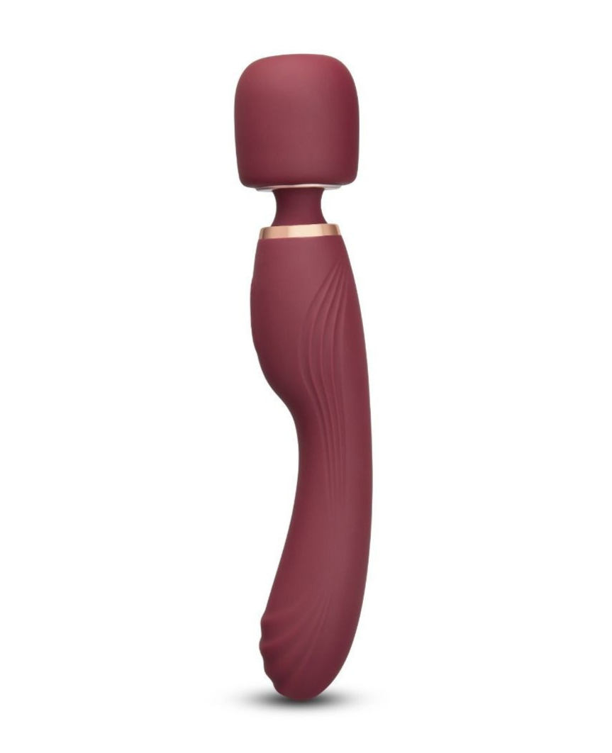 Le Wand Double Ended Flat Top Fusion G Clitoral Vibrator Massager Wand Silicone