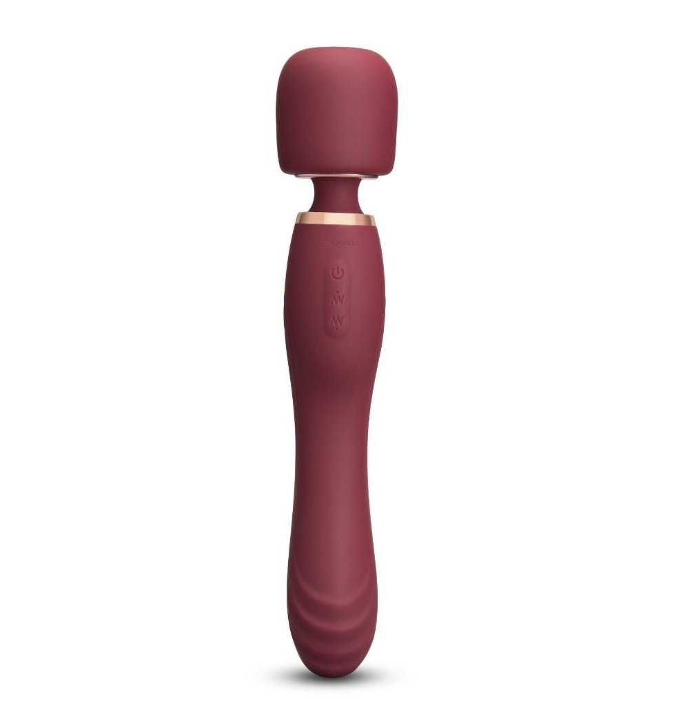 Le Wand Double Ended Flat Top Fusion G Clitoral Vibrator Massager Wand Silicone