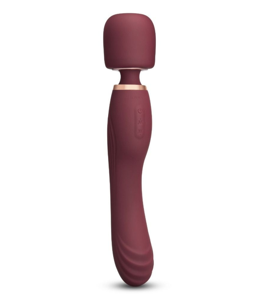 Le Wand Double Ended Flat Top Fusion G Clitoral Vibrator Massager Wand Silicone