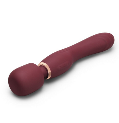 Le Wand Double Ended Flat Top Fusion G Clitoral Vibrator Massager Wand Silicone