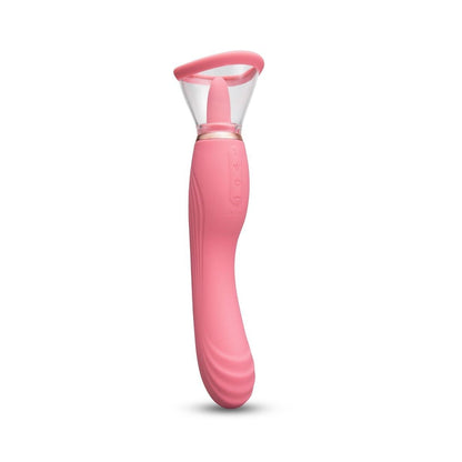 Le Wand Lick Vibrator Double End Sucking Licking Clitoral Massager Wand Silicone