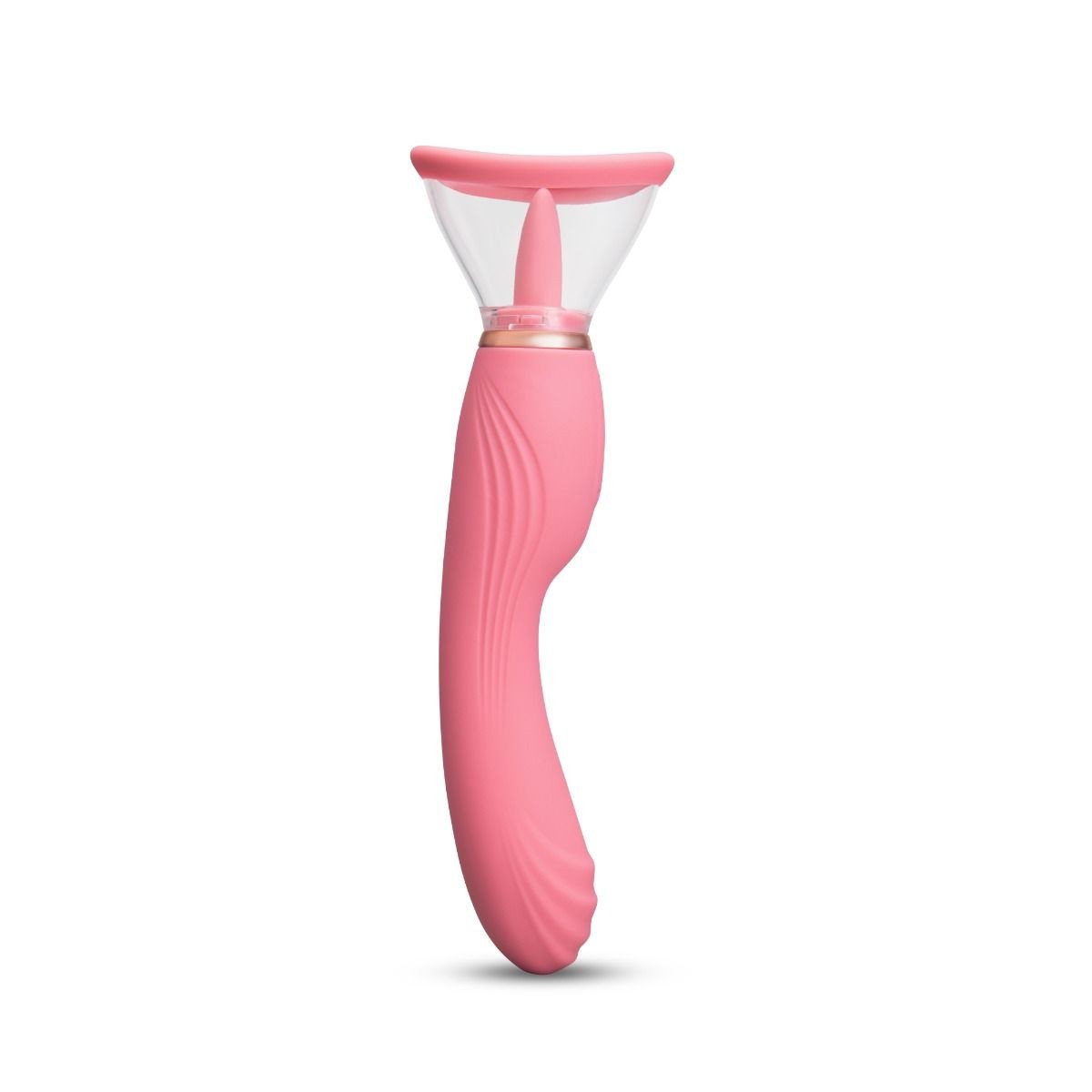 Le Wand Lick Vibrator Double End Sucking Licking Clitoral Massager Wand Silicone