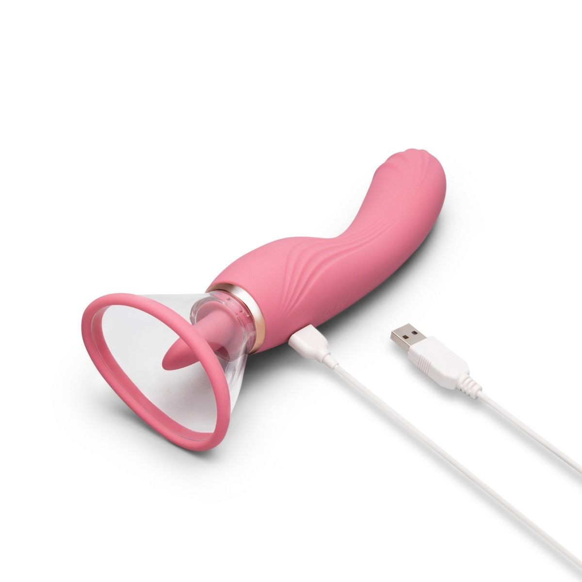 Le Wand Lick Vibrator Double End Sucking Licking Clitoral Massager Wand Silicone
