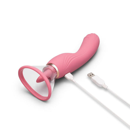 Le Wand Lick Vibrator Double End Sucking Licking Clitoral Massager Wand Silicone