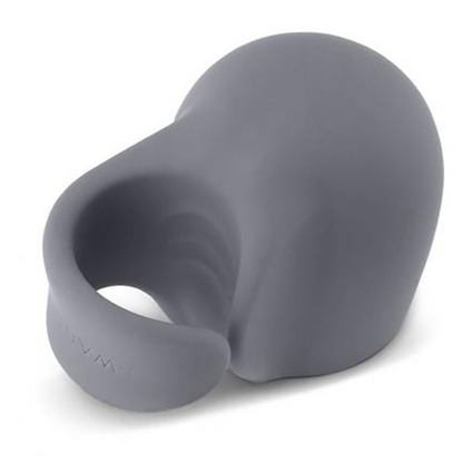 Gray silicone ring on a white background