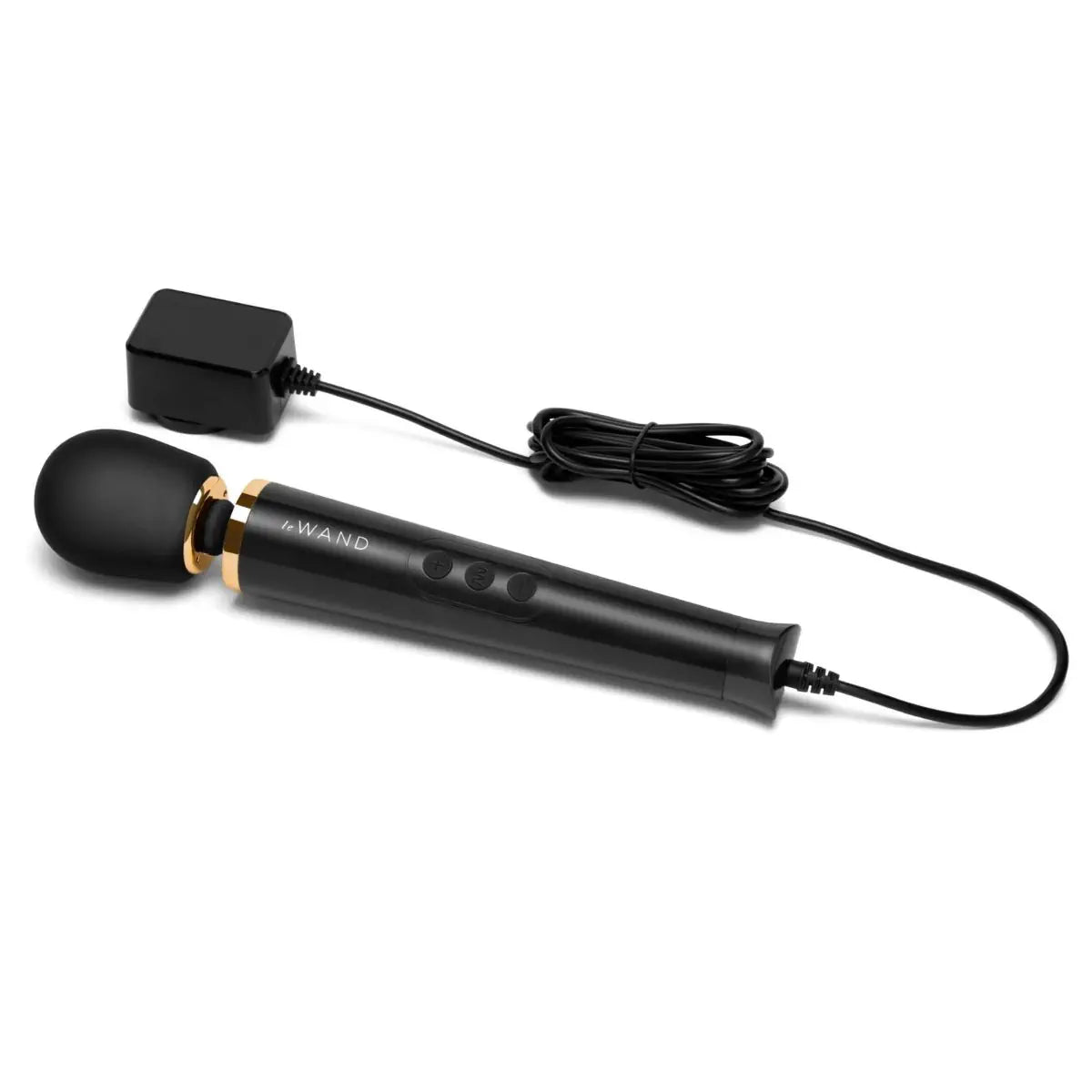 Le Wand Petite Black Plug In Wand Vibrator Powerful Silicone Body Massager Vibe