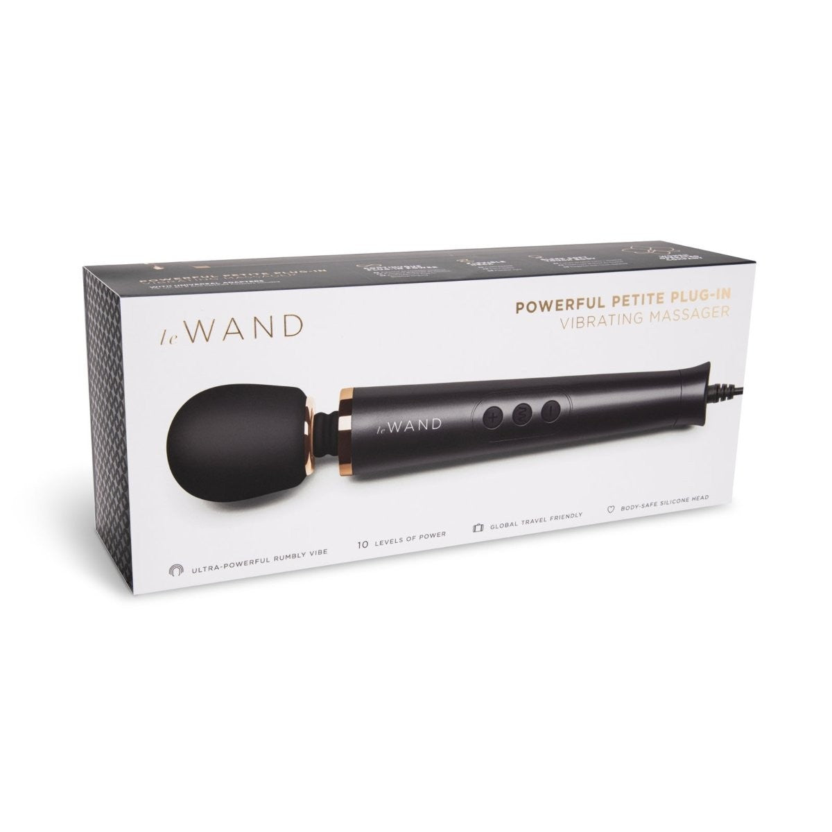 Package of a 'Le WAND' product on a white background