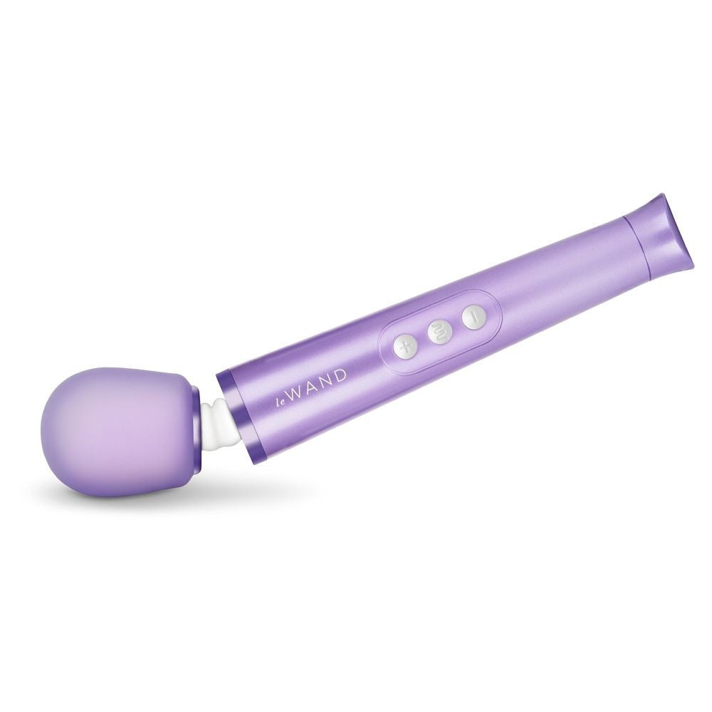 Purple Le-Wand device on a white background