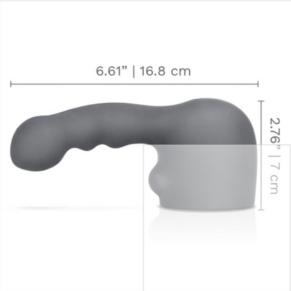 Le Wand Ripple Weighted Silicone Wand Vibrator Dildo Clitoral G-Spot Attachment