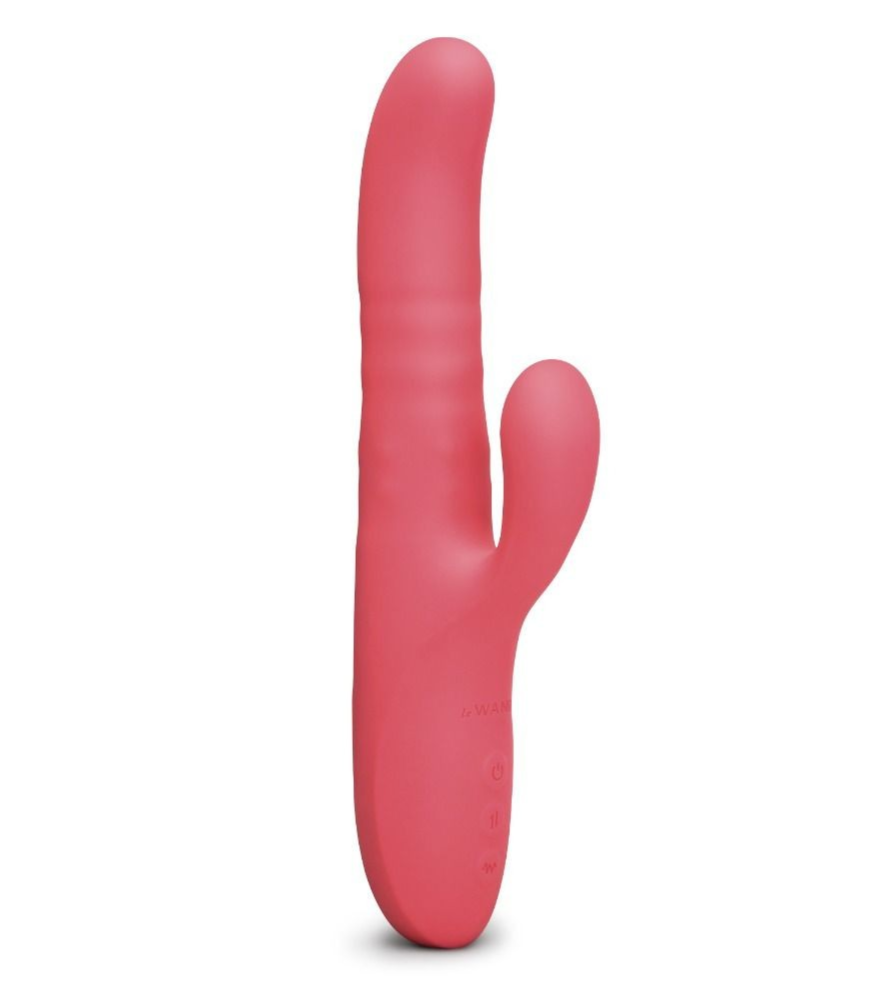 Le Wand Thrust Clitoral Rotating Rabbit G-Spot Vibrator Massager Wand Silicone