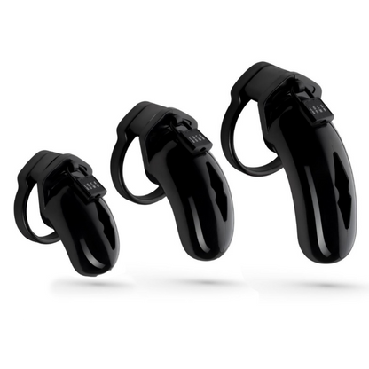 Lockdown Male Chastity Device Orgasm Denial Penis Cage Small Medium Large BDSM