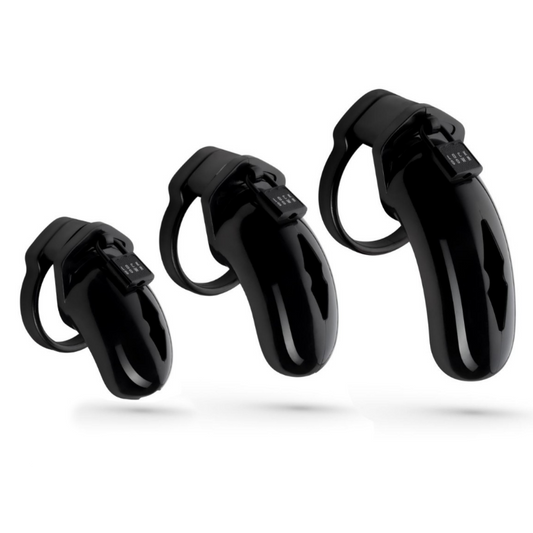 Lockdown Male Chastity Device Orgasm Denial Penis Cage Small Medium Large BDSM