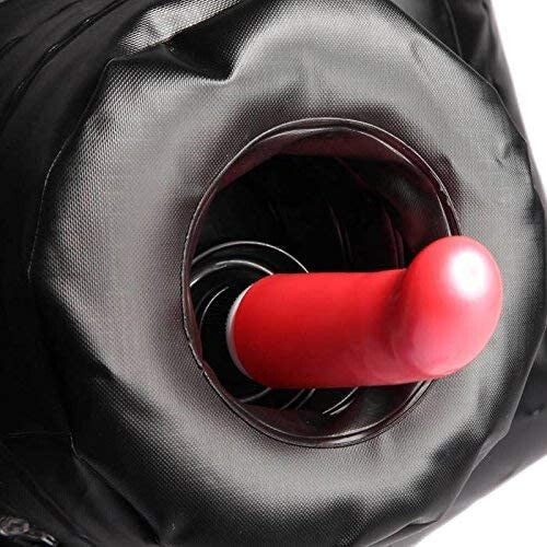 Louisiana Lounger Inflatable Vibrating Thrusting Dildo Sex Machine Couples on a white background