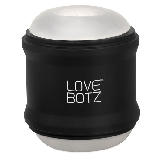 Black stroker with 'LOVE BOTZ' branding on a white background