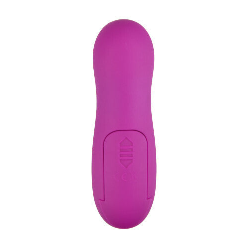 Purple electronic device on a white background