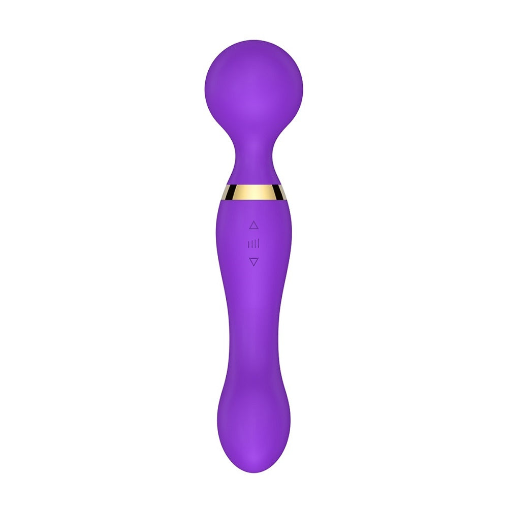Loving Joy Dual Ended Wand 8.5 Inch Vibrator Silicone Rechargeable Clitoral Massager