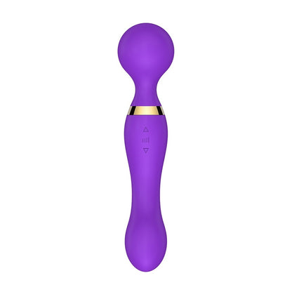 Loving Joy Dual Ended Wand 8.5 Inch Vibrator Silicone Rechargeable Clitoral Massager