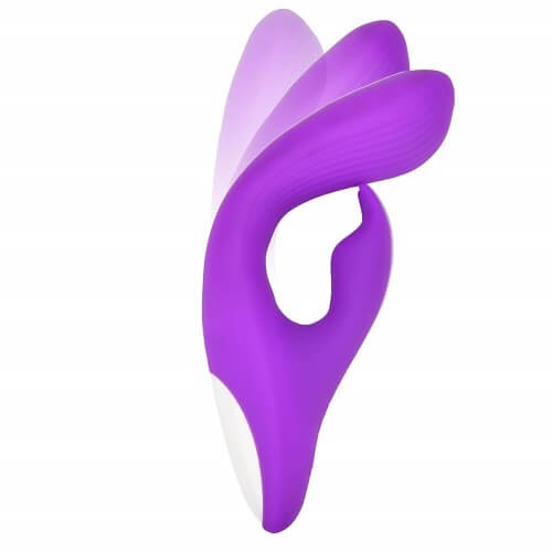 Loving Joy Flex Silicone Bendable Rabbit Vibrator USB Rechargeable Clit Massager