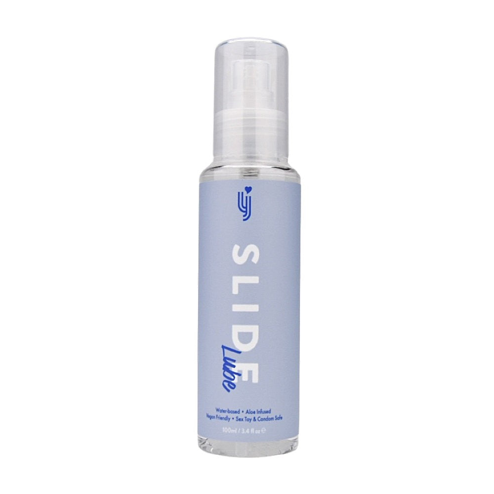 Bottle of Slide Lube on a white background