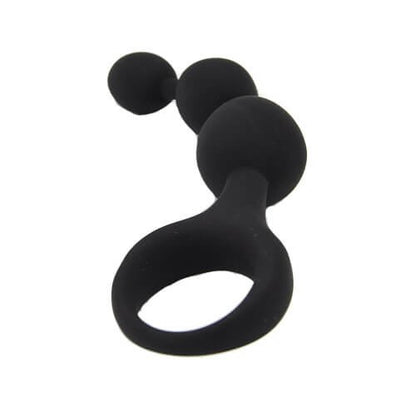 Loving Joy Triple Ripple Anal Beads Butt Plug Silicone Anal Prostate Massager