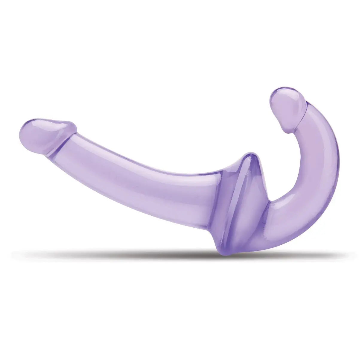 Lux Fetish Strapless Strap-On Double Dildo Pegging Silicone Sexy BDSM Fetish