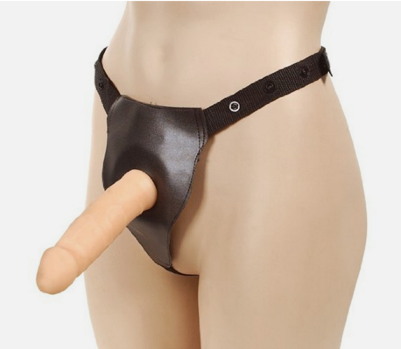Magic Flesh 7 Inch Realistic Feel Strap On Dildo Harness Anal Pegging Fetish
