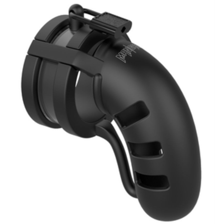 ManCage Model 19 Male Chastity Cock Cage Vented Ballsplitter 4.5 Inch Bondage